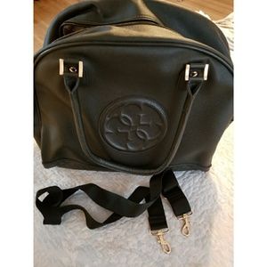 Large Black Guess Dome Travel Bag